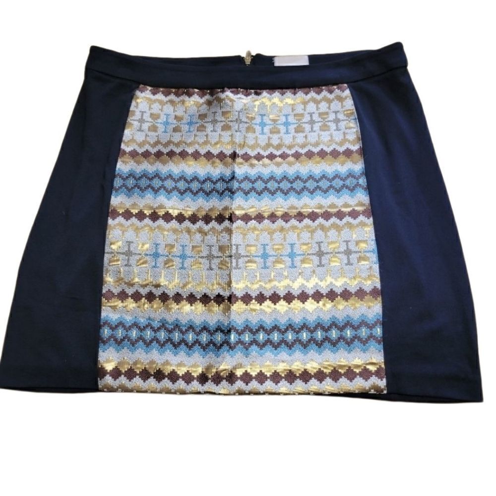 Ambar aztec mini skirt  navy Sz 12